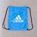 Adidas Bags | Baby Blue Adidas Sports Bag. Adidas Drawstring | Color: Blue/White | Size: Os
