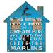 Miami Marlins 12'' Team House Sign