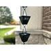 Latitude Run® Duain Square Jali Cup Rain Chain Black 8.5 ft Metal | 102 H x 3.25 W x 3.25 D in | Wayfair 623FAD6488304BDCACCB78EBD114C22D