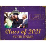 LSU Tigers 10.5'' x 8'' Class of 2021 Personalized Clip Frame