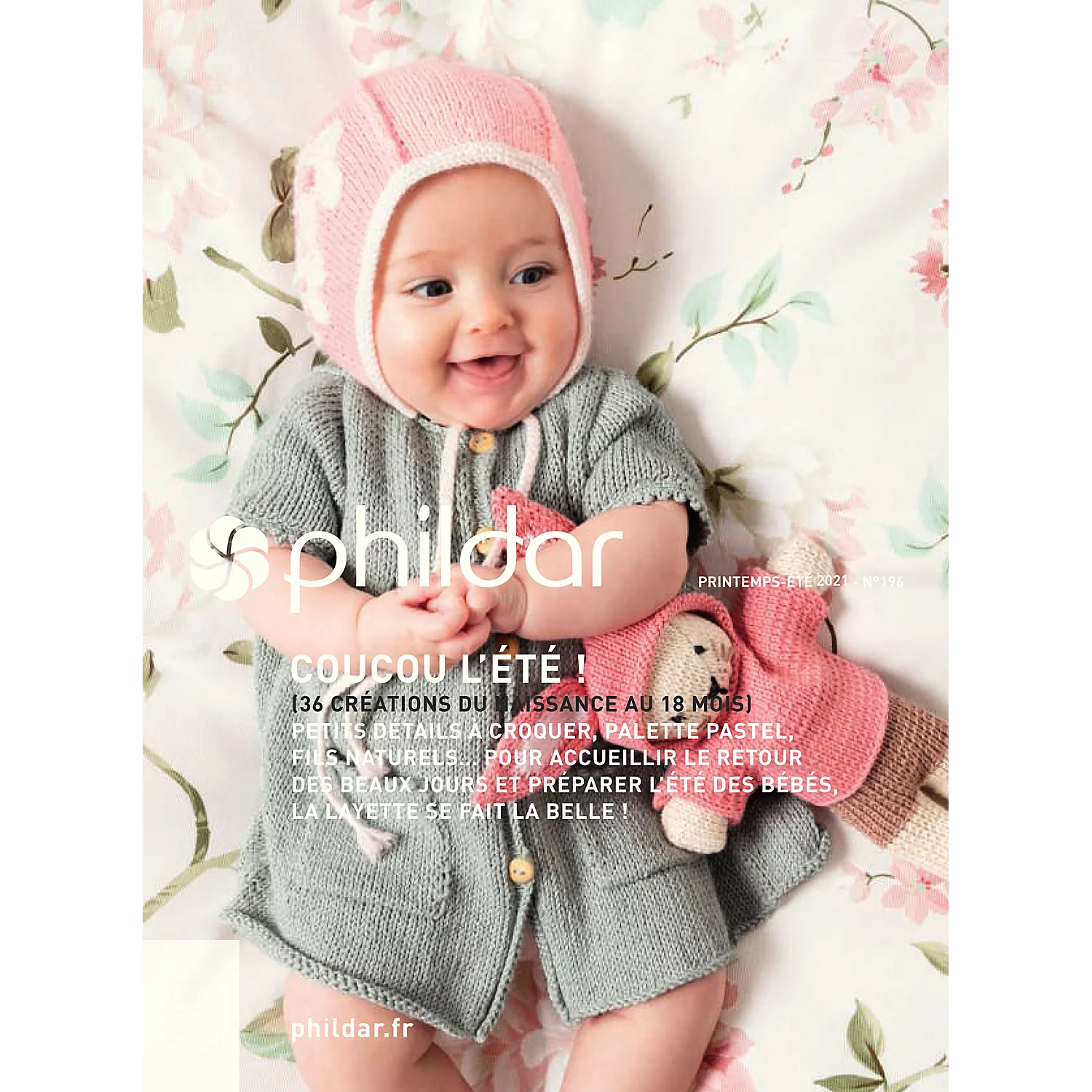 Phildar Magazine "Coucou l'été" N° 196