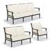 Carlisle Tailored Furniture Covers - Seating, 3 pc. Sofa, Loveseat & Lounge Chair Set, Sand - Frontgate