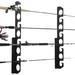Butizone Fishing Rod Rack, Fishing Pole Wall Or Ceiling Storage Rack Holder Wall Mount For Garage Steel in Gray | 1.2 H x 16.9 W x 2.4 D in | Wayfair