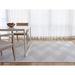 Gray/White 104 x 72 x 0.14 in Area Rug - Chilewich Easy Care Signal Floor Mat | 104 H x 72 W x 0.14 D in | Wayfair 200753-001