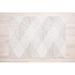 Gray/White 72 x 26 x 0.14 in Area Rug - Chilewich Easy Care Signal Floor Mat | 72 H x 26 W x 0.14 D in | Wayfair 200750-001