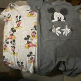 Disney One Pieces | Disney Baby Bodysuits | Color: Black/Gray | Size: 3-6mb