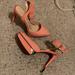 Jessica Simpson Shoes | Jessica Simpson 5" Platform | Color: Gold/Orange | Size: 8