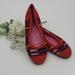American Eagle Outfitters Shoes | 2 For $20 American Eagle Outfitters Suede And Woven Flats Size 8 | Color: Red | Size: 8