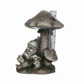 Trinx Resin 8" Grey Spring Gnome Under Mushroom Rain Gauge Resin/Plastic | 8.5 H x 7.2 W x 5.7 D in | Wayfair 3C258390DAA84447856633EED7B8AF55