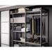 Martha Stewart California Closets® The Everyday System™ 60" W 20"D Closet System Wire/Metal/Manufactured Wood in Gray/Black | Wayfair