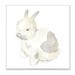 Gracie Oaks Sleepy Bunny Illustration Nursery Style Animal Canvas, Wood in Gray | 12 H x 12 W x 0.5 D in | Wayfair 06AD24025A7C4875B4ECC86269A3AD44