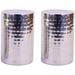 Breakwater Bay 2 Piece Silver Tabletop Lantern Set in Gray | 6.1 H x 3.8 W x 3.8 D in | Wayfair D9926BDE32F0415DBBC88A2A8E158537