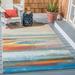 Pink 63 x 0.2 in Area Rug - Latitude Run® Agambir Abstract Light Blue/Indoor/Outdoor Area Rug | 63 W x 0.2 D in | Wayfair