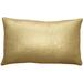 Rosecliff Heights Lattin Linen Lumbar Pillow Polyester/Polyfill/Synthetic in Yellow | 12 H x 20 W x 6 D in | Wayfair