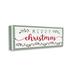 The Holiday Aisle® Merry Christmas Phrase Festive Floral Holly Detail Canvas in Pink/White | 10 H x 24 W x 1.5 D in | Wayfair