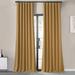 The Twillery Co.® Aoife Performance Woven Blackout Curtains for Bedroom & Living Room Window Curtains Panels Pair Synthetic in Yellow | Wayfair