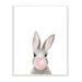 Zoomie Kids Bunny w/ Pink Bubble Gum Forest Animal Wood in Brown | 15 H x 10 W x 0.5 D in | Wayfair 312D132071504AA3B77BD1D7400CF691