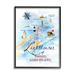 Breakwater Bay Nautical Map of Eastern Long Island Lighthouses by Melissa Hyatt LLC - Graphic Art on Canvas in Blue | 30 H x 24 W x 1.5 D in | Wayfair