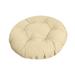 Latitude Run® 48" X 6" Round Papasan Ottoman Outdoor Cushion - Ad103 Polyester in Brown/White | 6 H x 48 W x 48 D in | Wayfair