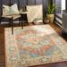 Blue/Orange 51 x 0.2 in Area Rug - Joss & Main Emmie Oriental Orange/Blue Area Rug Polyester | 51 W x 0.2 D in | Wayfair