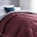 Ebern Designs Trinway Microfiber Reversible Comforter Polyester/Polyfill/Microfiber in Gray | King Comforter | Wayfair
