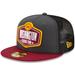 Men's New Era Graphite/Burgundy Washington Football Team 2021 NFL Draft On-Stage 59FIFTY Fitted Hat