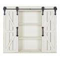 Joss & Main Enora 2 - Door Accent Cabinet Wood in White | 27.2 H x 29.9 W x 7.1 D in | Wayfair C226ACC90A9C4B8DA2557422C8770E39