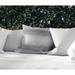 Latitude Run® Fawn Outdoor Square Pillow Cover & Insert Polyester/Polyfill blend in Gray | 16 H x 16 W x 4 D in | Wayfair