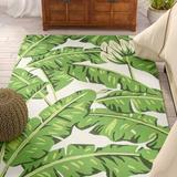 Green 96 x 0.5 in Area Rug - Bayou Breeze Zaliki Floral Handmade Hooked Dark Area Rug Polypropylene | 96 W x 0.5 D in | Wayfair BBZE1036 38314368