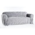 Royal Velvet Slipcover by Classic Slipcovers in Silver (Size SOFA)