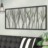 17 Stories Natural Twigs & Branches Wall Décor Metal in Black/Gray | 22 H x 48 W x 2 D in | Wayfair STSS6525 43156202