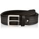 Wrangler Men's Stitch Detail Belt, Black, 110 cm