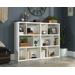 Short Cubby Display Bookcase in White Finish - Sauder 427266