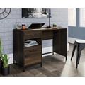 Pedestal Home Office Desk In Smoked Oak - Sauder 427656