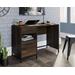 Pedestal Home Office Desk In Smoked Oak - Sauder 427656