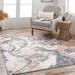 Paraburdoo 7'10" x 9'2" Modern Light Gray/Smoke/Medium Gray/Gray/Neutral/Cream/Beige Area Rug - Hauteloom