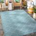 Bellamack 7'8" x 10' Traditional Aqua Outdoor Area Rug - Hauteloom