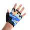 Gants de sport demi-doigts coordonnants pour enfants, gants de cyclisme pour enfants, garçons,