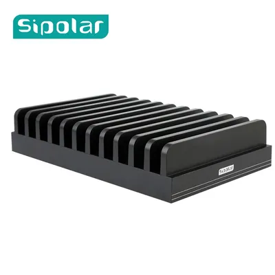 Sipolar-Station de charge multifonction support d'épissure S6 boîte de rangement pour iPhone 5 6S
