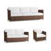 Druwood Tailored Furniture Covers - 3 pc. Loveseat Set, Sand - Frontgate