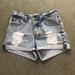 Brandy Melville Shorts | Brandy Melville Melville Jean Shorts Acid Wash | Color: Blue | Size: 40eu