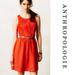 Anthropologie Dresses | Anthropologie Bordeaux Textured Dress | Color: Orange | Size: M