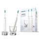 Philips Hx9914/55 Sonicare Diamond Clean 9000 Dual Pack, Rechargeable Tooth Brushes, 4 Modes, 3 Intensities, White