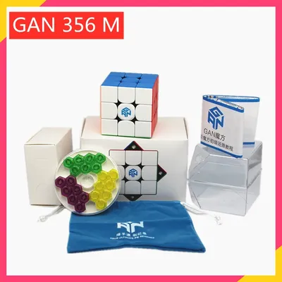 Gan 356 M 3x3x3 Cube magnétique magique GAN 356 RS 3x3x3 cubo magico professionnel GAN356 M Cube de