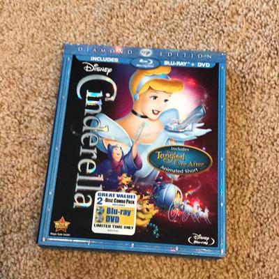 Disney Other | Cinderella Two-Disc Diamond Edition Blu-Ray/Dvd | Color: Cream | Size: Cinderella Two-Disc Diamond Edition Blu-Ray/Dvd