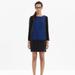 Madewell Dresses | Madewell | Centerpiece Silk Colorblock Tunic Dress | Color: Black/Blue | Size: S