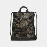 Coach Bags | Coach Terrain Drawstring Backpack With Cam | Color: Gray/Green | Size: Os