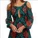 Free People Dresses | Free People “Want To Want Me” Embroidered Dress | Color: Black/Green | Size: 6