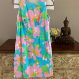 Lilly Pulitzer Dresses | Lilly Pulitzer Floral Printed Dress | Color: Blue/Pink | Size: 4