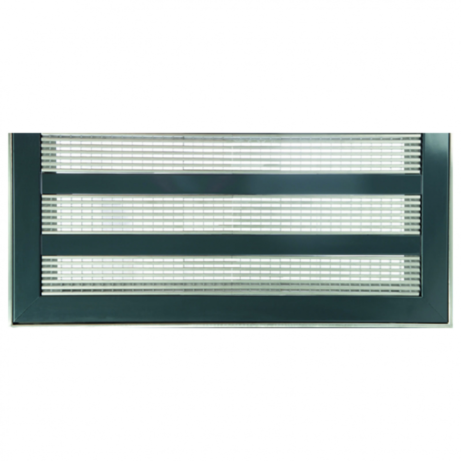 ACO Designabdeckung Vario mit Längsprofilrost und Einfassungsrahmen, 1000x600 mm, Anthrazit Image